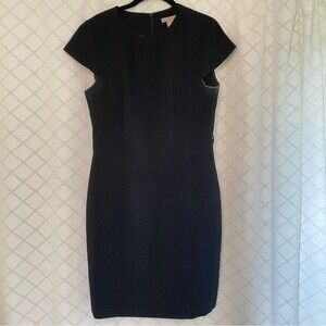 H&M Black Sheath Dress Cap Sleeve Business Career Work Classic Women's Medium